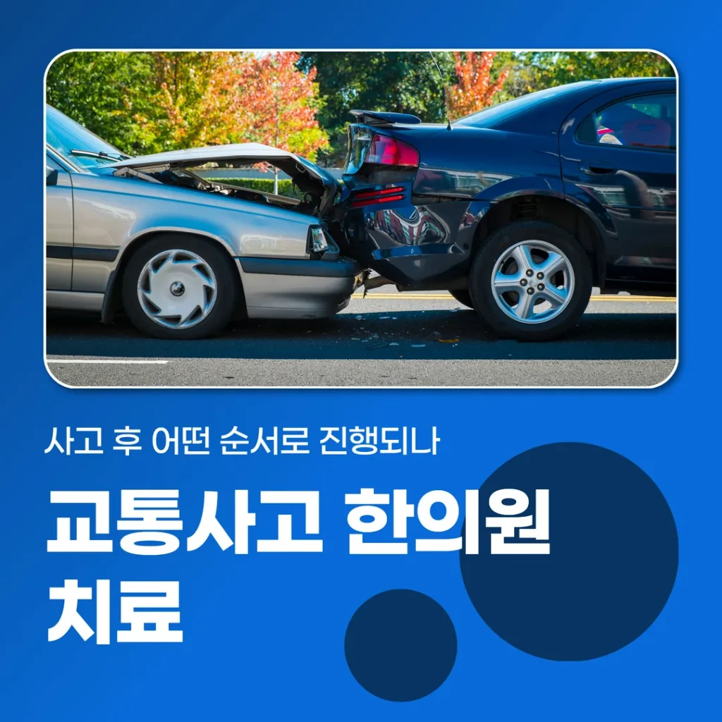 부평교통사고한의원 치료, 사고 후 어떤 순서로 진행되나