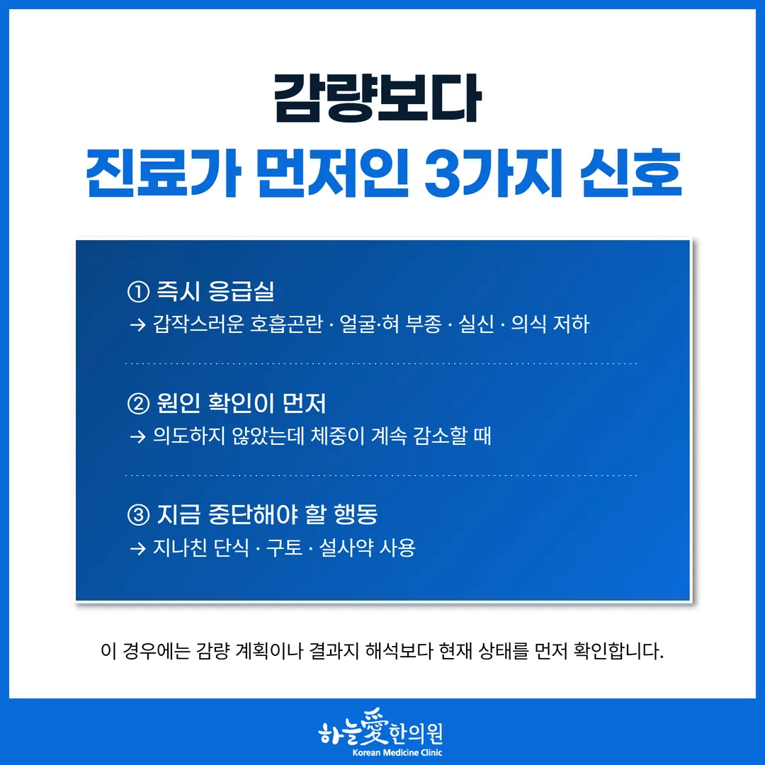 주 1회 체중과 허리둘레, 측정 조건을 함께 적어 둔 손글씨 기록장